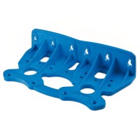 Крепление настенное двойное пластиковое Atlas Filtri WALL BRACKET D BLU для колб PLUS 3P