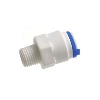 Переходник прямой Atlas Filtri Ø1/4" трубка х Ø1/4" наружная резьба