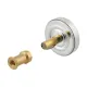 Ручка з вбудованим термометром для кульових кранів Raftec GOLD GHT0102