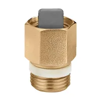 Автоматический запорный кран Caleffi 561300 3/8″ ВР x 3/8″ НР для воздухоотводчика