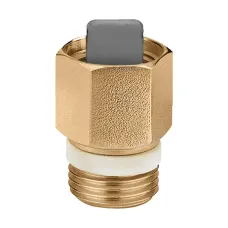 Автоматический запорный кран Caleffi 561300 3/8″ ВР x 3/8″ НР для воздухоотводчика