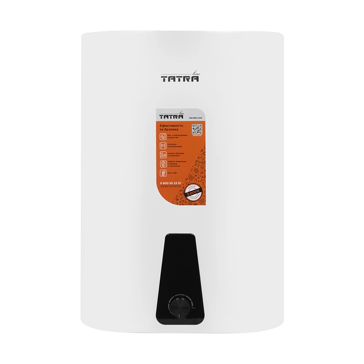 Бойлер Tatra-line SLIM TSMN-30-(D) 30 л 2 кВт плоский, сухий ТЕН