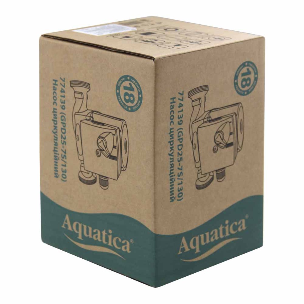 Насос циркуляционный Aquatica GPD25-7S/130 для отопления 130 Вт 7 м