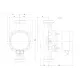 Насос циркуляційний Grundfos ALPHA3 25-60 180 з Bluetooth різьбовий 6 м для опалення