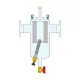 Фланцевый дешламатор с магнитом Caleffi DIRTMAG 546680 DN80 PN16, сталь, с теплоизоляцией