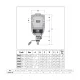 Латунный дешламатор с магнитом Caleffi DIRTMAG 546306 1″ ВР для горизонтальных труб
