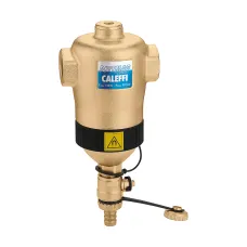 Латунный дешламатор с магнитом Caleffi DIRTMAG 546308 1 1/2″ ВР для горизонтальных труб