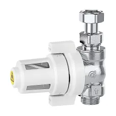 Магнитный фильтр под котел Caleffi XS 545910 3/4″ прямой с краном, никель