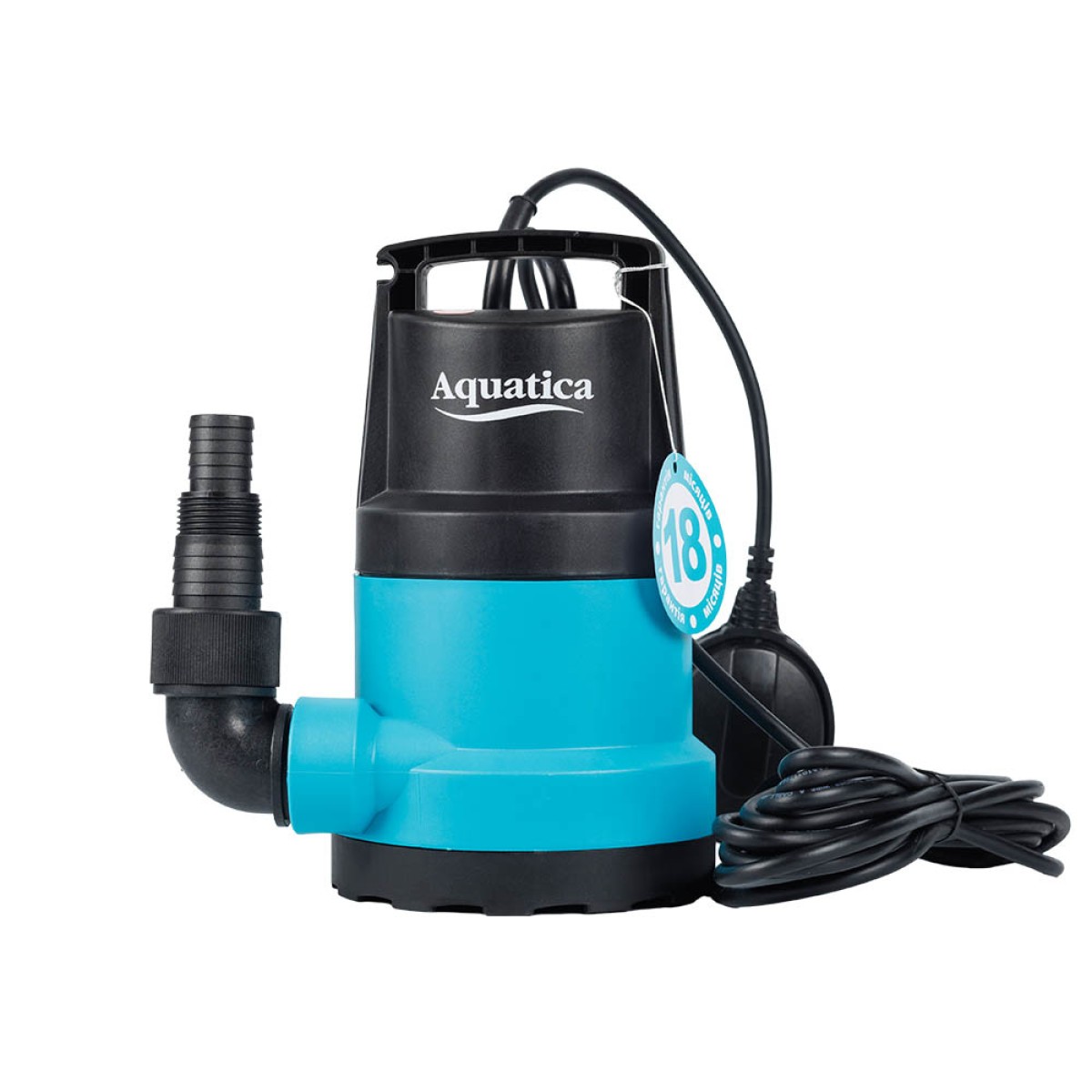 Насос дренажный Aquatica ELL 450 SUB для чистой воды 0,45 кВт 8 м