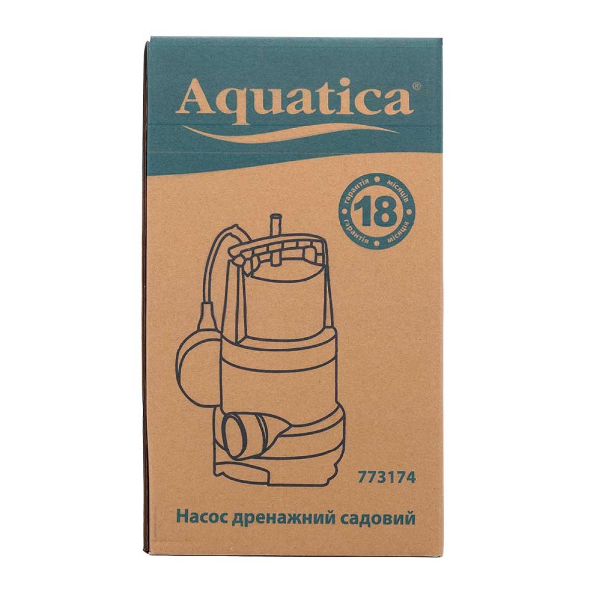 Насос дренажный Aquatica ELL 550 Drain для грязной воды 0,55 кВт 8 м