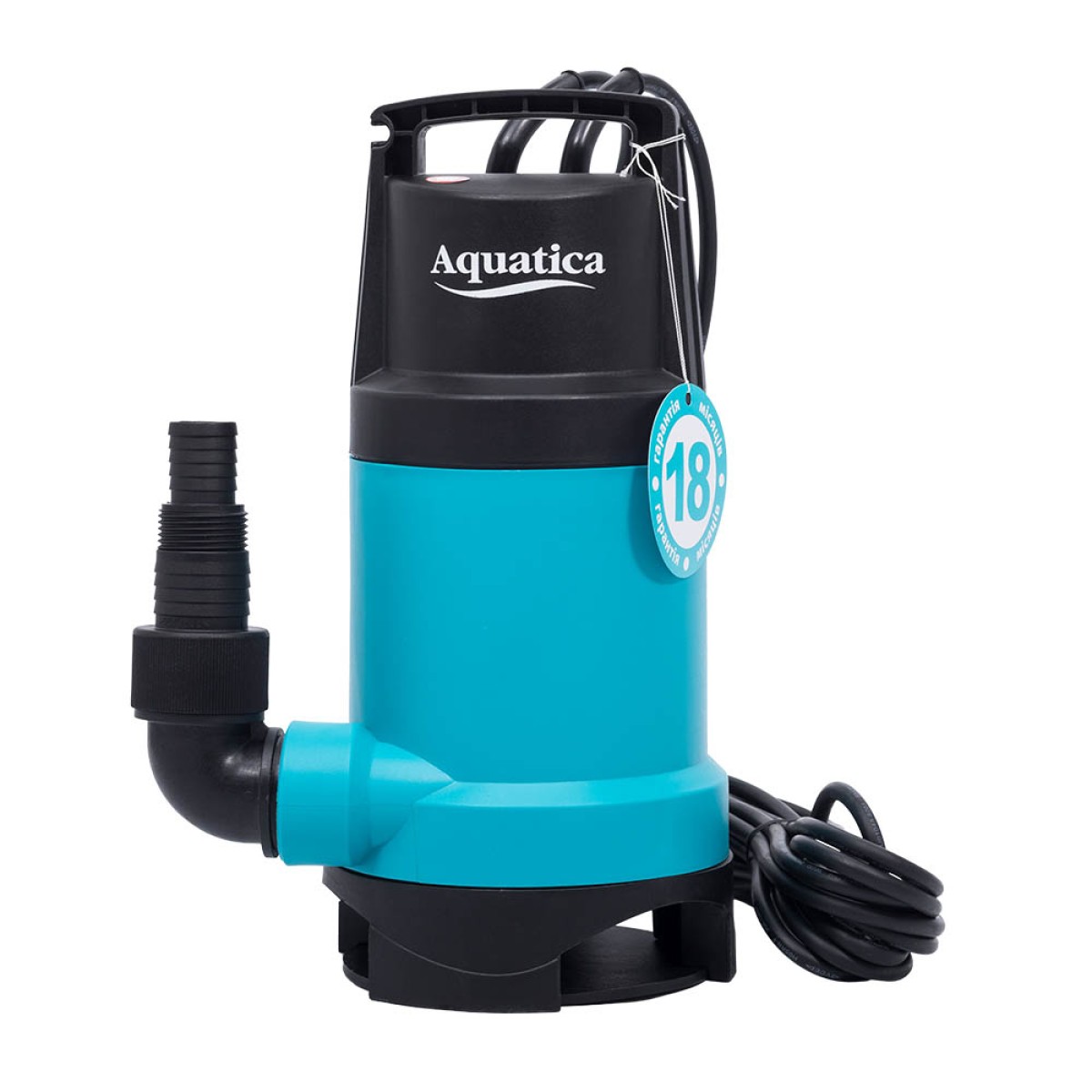 Насос дренажный Aquatica ELL 750 Drain для грязной воды 0,75 кВт 9,5 м