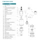 Насос дренажный Aquatica ELL SUB 750 INOX нержавеющий 0,75 кВт 8 м