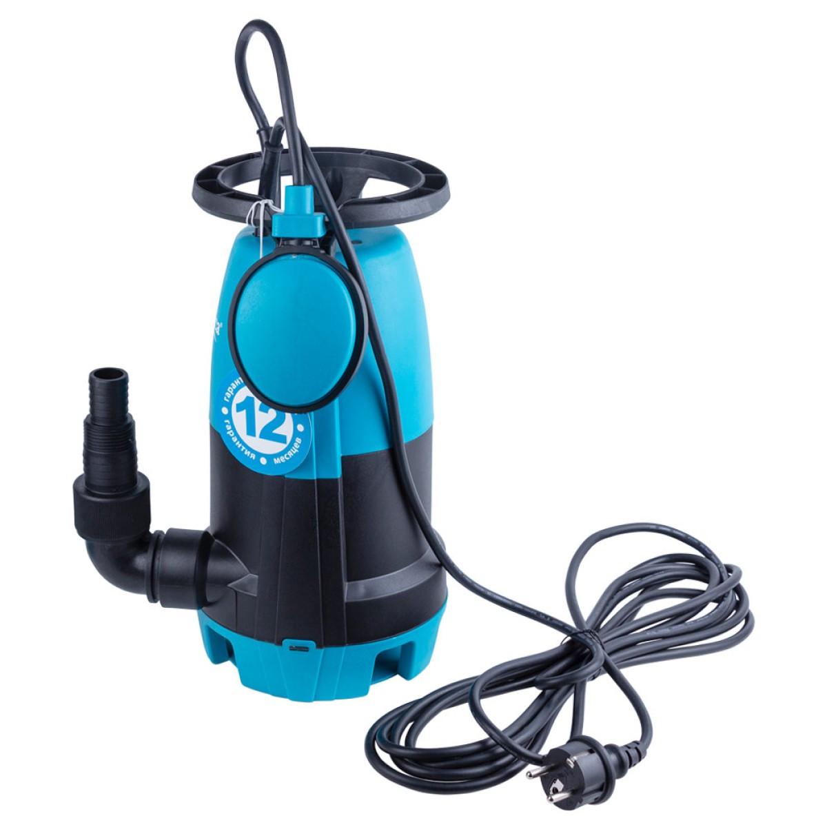 Насос дренажный садовый Aquatica XKJa500E с поплавком 0,5 кВт 6,1 м