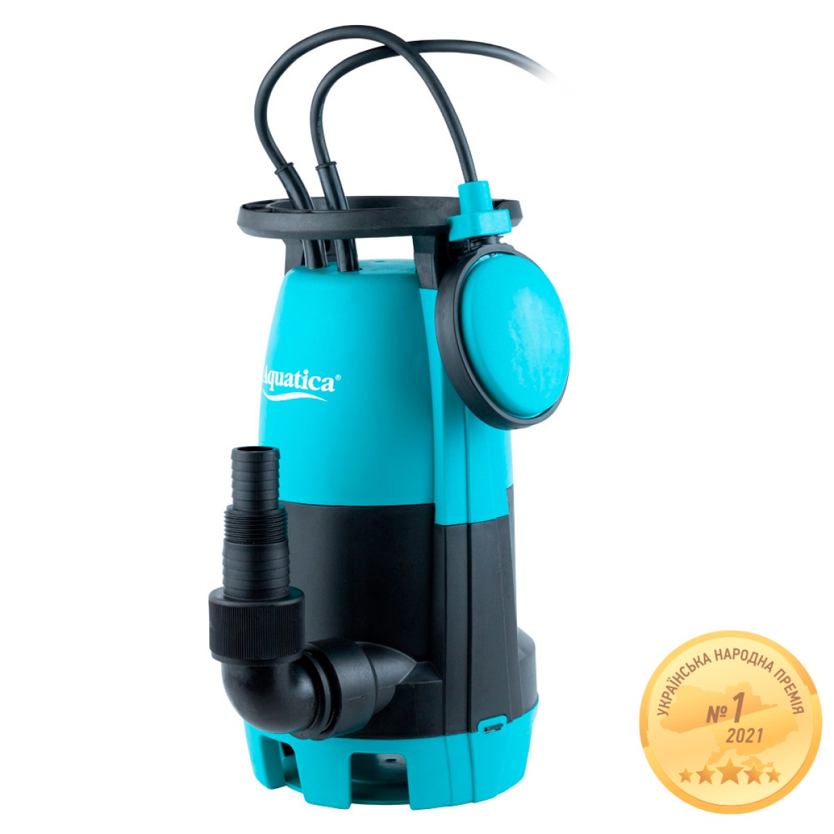Насос дренажный садовый Aquatica XKJa500E с поплавком 0,5 кВт 6,1 м