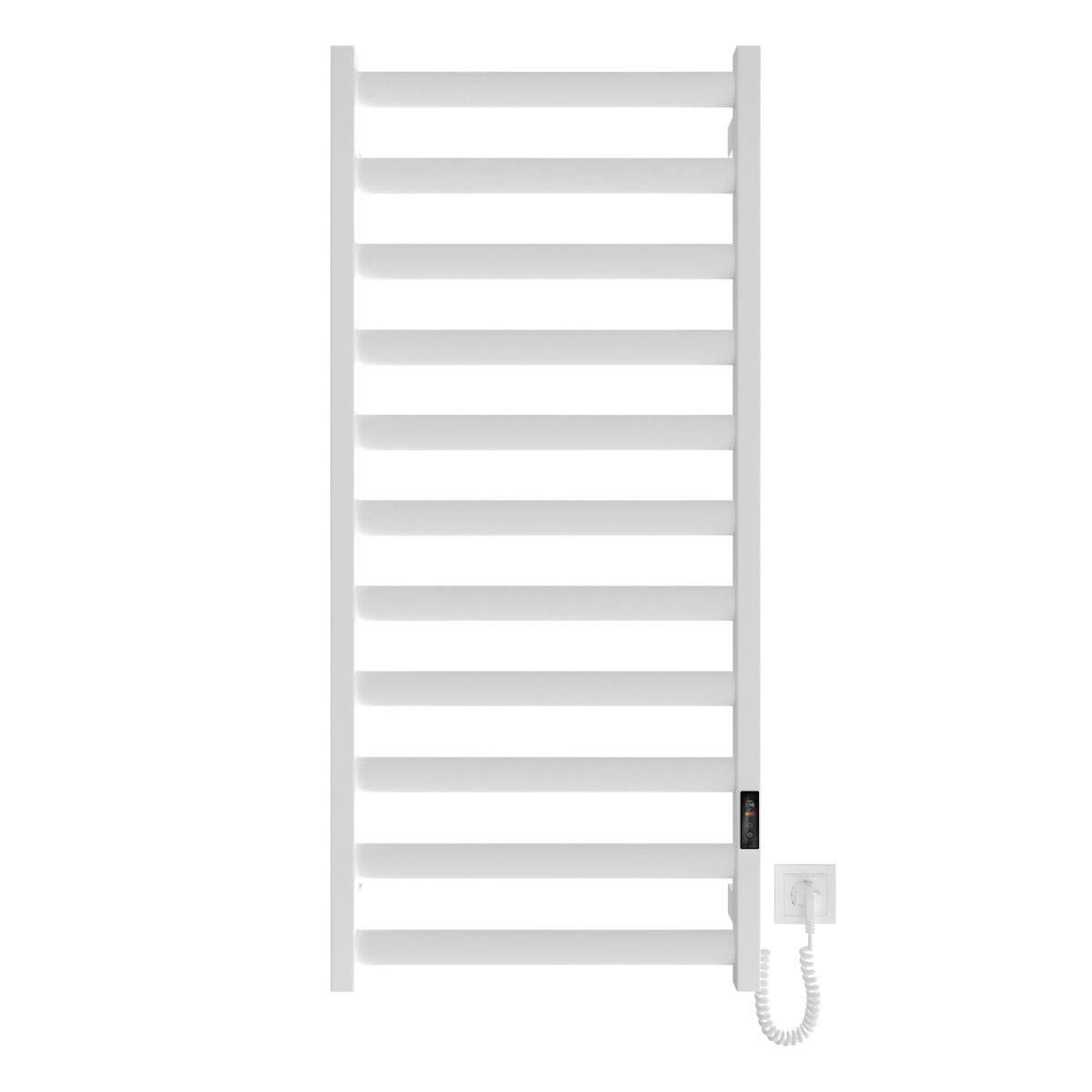 Полотенцесушитель электрический Mario Hygge Family HF Chester 1170x530 белый матовый 230 Вт с таймером TR 4.0