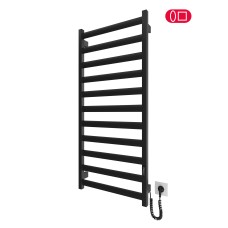Полотенцесушитель электрический Mario Hygge Family HF Chester 1170x530 черный матовый 230 Вт с таймером TR 4.0