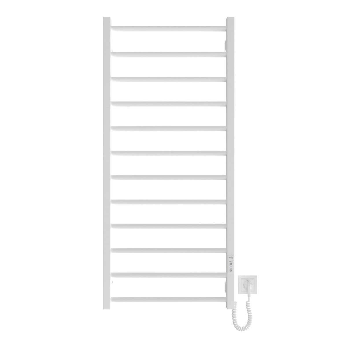 Полотенцесушитель электрический Mario Hygge Family HF Leeds 1170x530 белый матовый 150 Вт с таймером