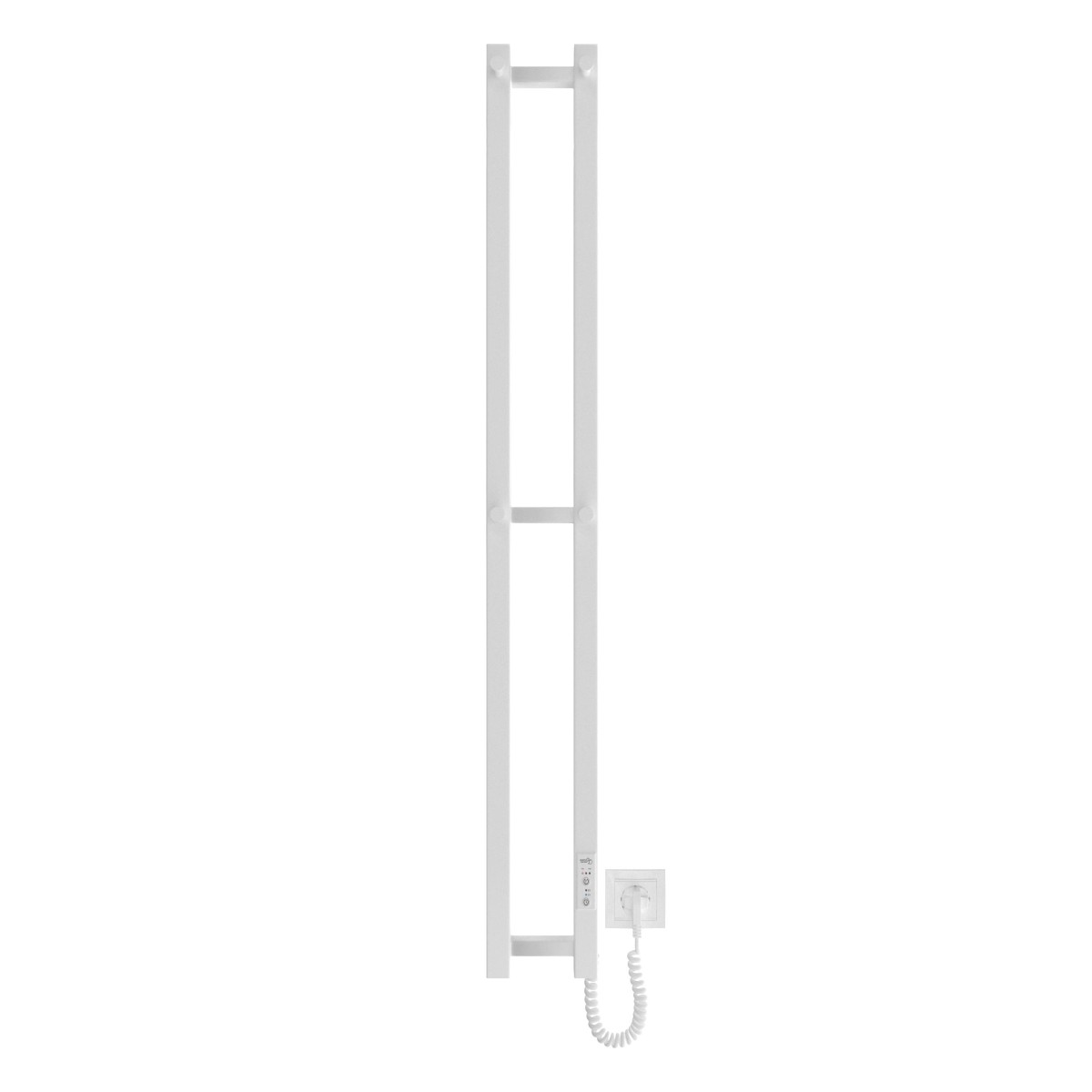Полотенцесушитель электрический Mario Hygge Family HF Slim 1170x140 белый матовый 80 Вт с таймером