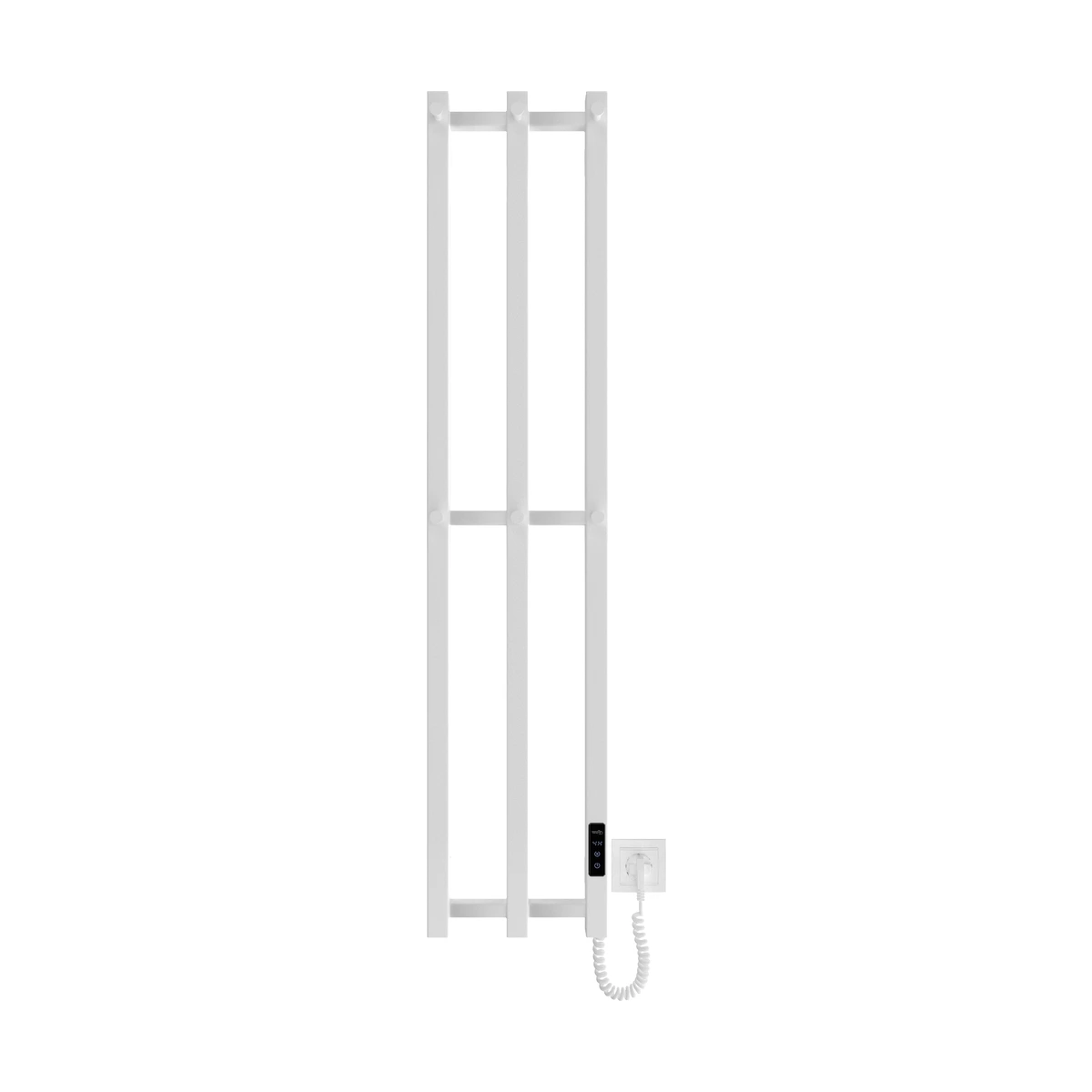 Рушникосушка електрична Mario Hygge Family HF Slim 1170x250 біла матова 110 Вт з таймером TR 3.0