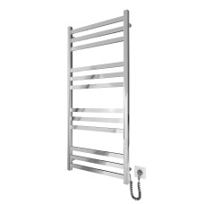 Полотенцесушитель электрический Mario INOX Чикаго-I 1170x530/80, 155 Вт, полированная сталь