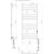 Полотенцесушитель электрический Mario INOX Чикаго-I 1170x530/80, 155 Вт, полированная сталь