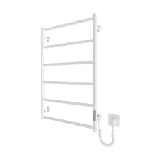 Полотенцесушитель электрический Mario INOX Класик F НР-I 800x530/75, 100 Вт, белый глянцевый