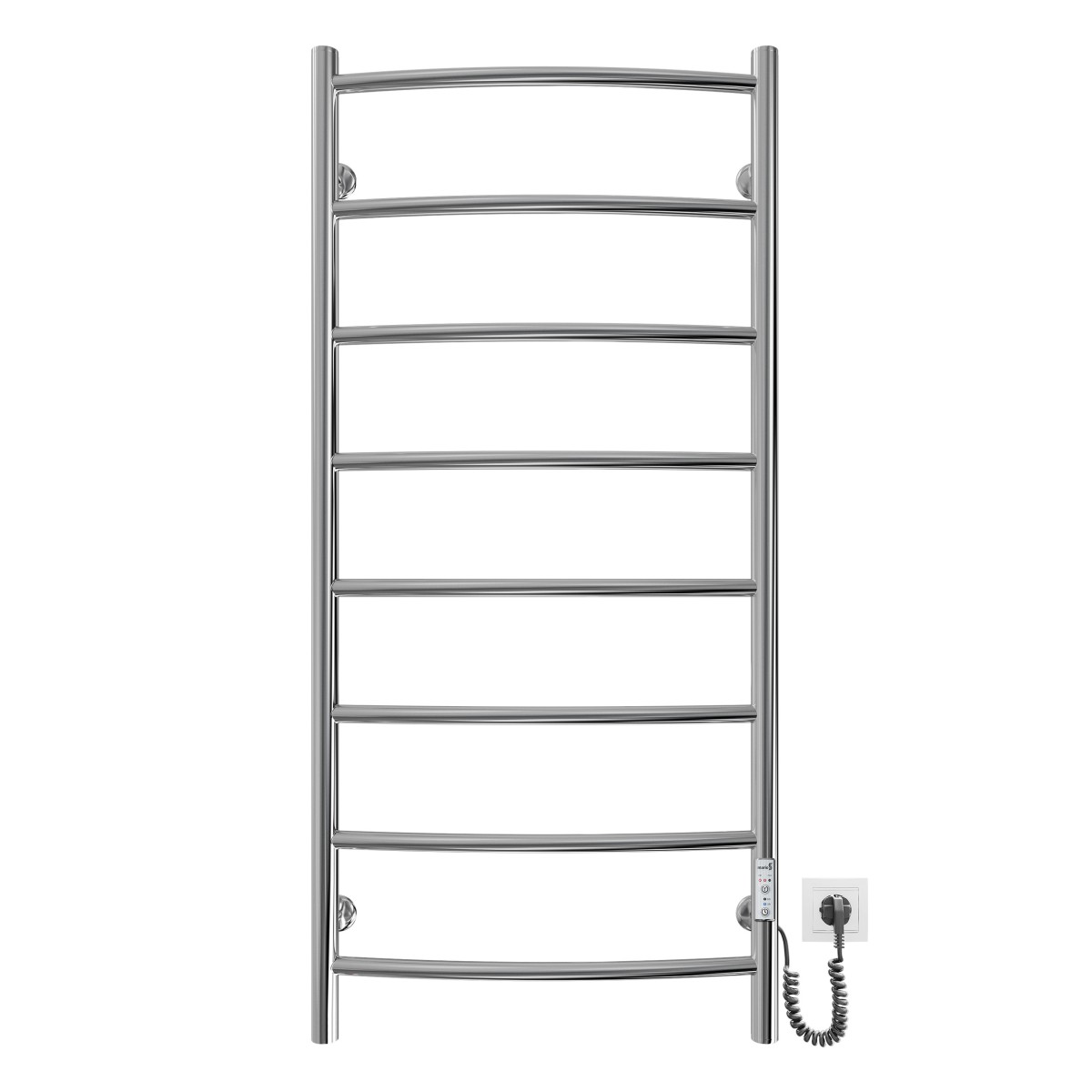 Полотенцесушитель электрический Mario INOX Класик НР-I 1090x530/85, 115 Вт, полированная сталь