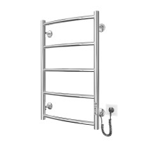 Полотенцесушитель электрический Mario INOX Класик НР-I 650x430/75, 65 Вт, полированная сталь