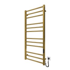 Полотенцесушитель электрический Mario INOX Премиум Класик-I 1100x500/80, 125 Вт, золото сатин