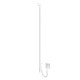 Полотенцесушитель электрический Mario INOX Рей-I 1100x30/130, 25 Вт, белый матовый