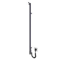 Рушникосушка електрична Mario INOX Рей-I 1100x30/130, 25 Вт, графіт