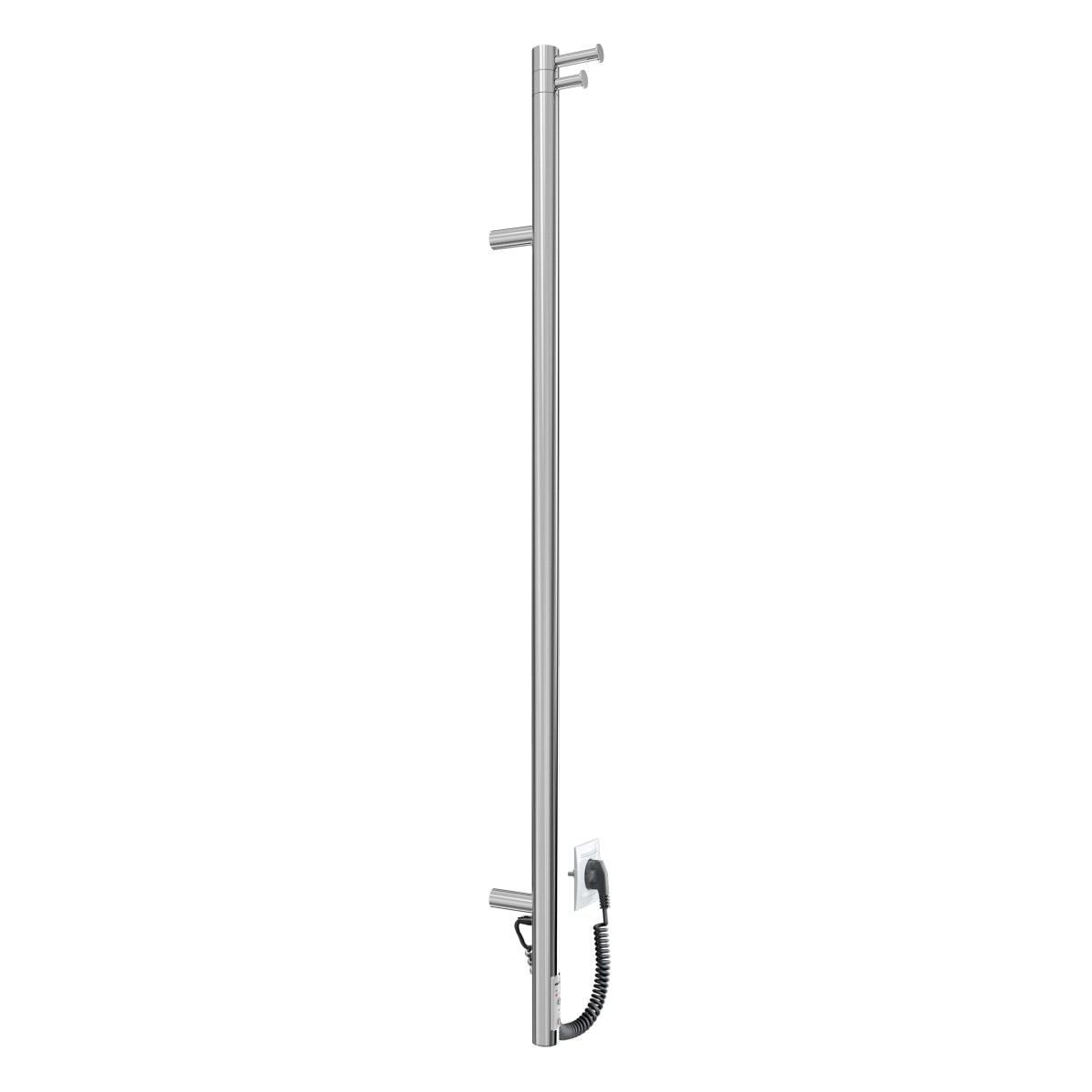 Полотенцесушитель электрический Mario INOX Рей-I 1100x30/130, 25 Вт, полированная сталь