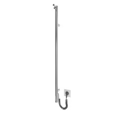 Полотенцесушитель электрический Mario INOX Рей-I 1100x30/130, 25 Вт, сатин