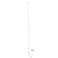 Полотенцесушитель электрический Mario INOX Рей-I 1500x30/130, 35 Вт, белый матовый