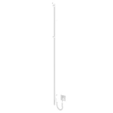 Полотенцесушитель электрический Mario INOX Рей-I 1500x30/130, 35 Вт, белый матовый