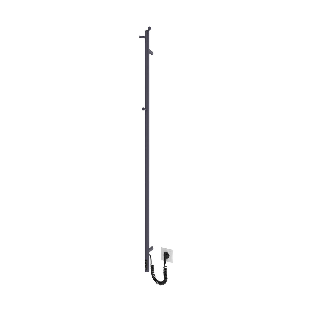Рушникосушка електрична Mario INOX Рей-I 1500x30/130, 35 Вт, графіт
