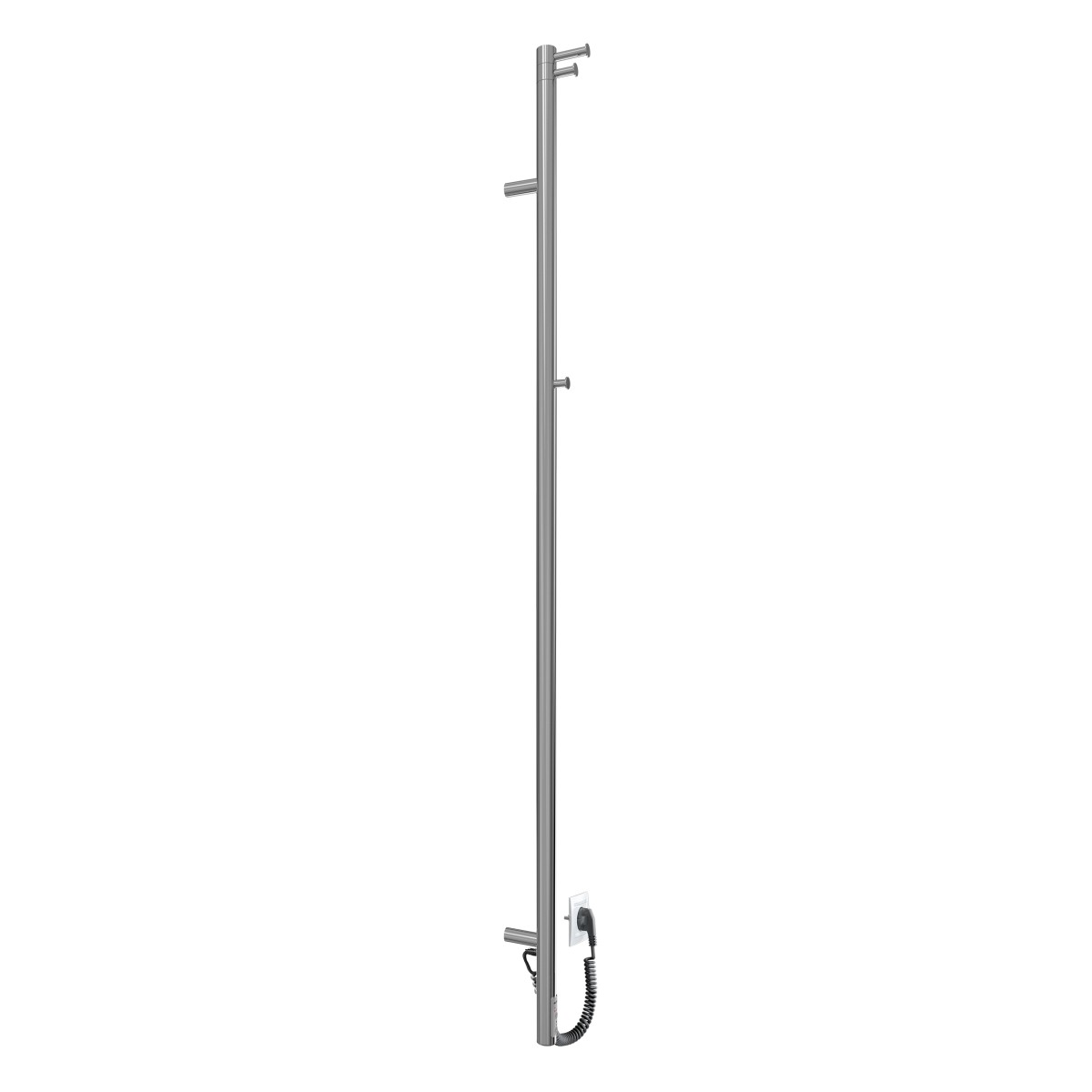 Полотенцесушитель электрический Mario INOX Рей-I 1500x30/130, 35 Вт, полированная сталь