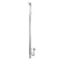 Полотенцесушитель электрический Mario INOX Рей Кубо-I 1100x30/130, 30 Вт, полированная сталь