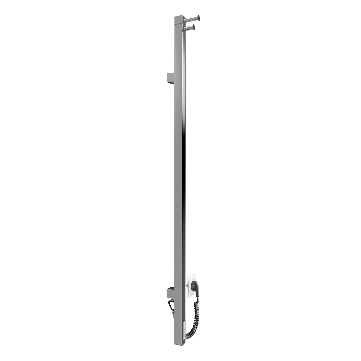 Полотенцесушитель электрический Mario INOX Рей Кубо-I 1100x30/130, 30 Вт, полированная сталь