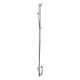 Полотенцесушитель электрический Mario INOX Рей Кубо-I 1500x30/130, 40 Вт, полированная сталь