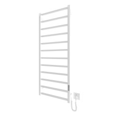 Полотенцесушитель электрический Mario INOX Токио-I 1200x500/80, 170 Вт, белый глянцевый