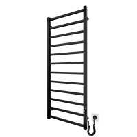 Полотенцесушитель электрический Mario INOX Токио-I 1200x500/80, 170 Вт, черный матовый