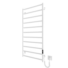 Полотенцесушитель электрический Mario INOX Урбан-I 1110x500/85, 125 Вт, белый матовый