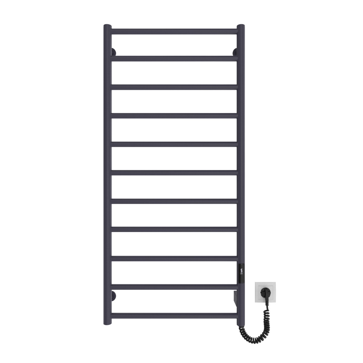 Полотенцесушитель электрический Mario INOX Урбан-I 1110x500/85, 125 Вт, графит