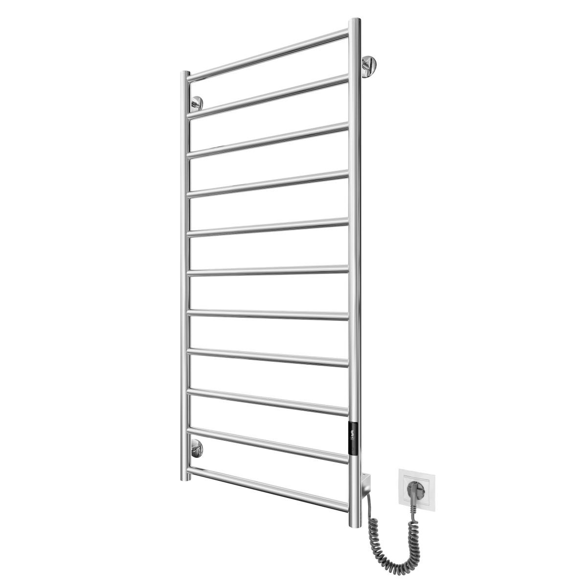 Полотенцесушитель электрический Mario INOX Урбан-I 1110x500/85, 125 Вт, полированная сталь