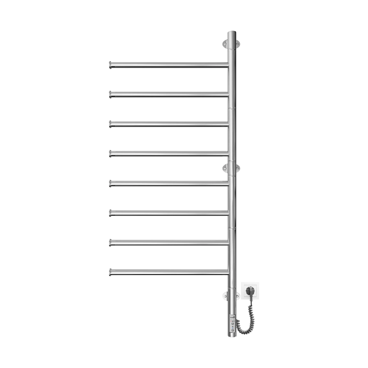 Полотенцесушитель электрический Mario INOX Веер-I 1000x445/55, 95 Вт, полированная сталь