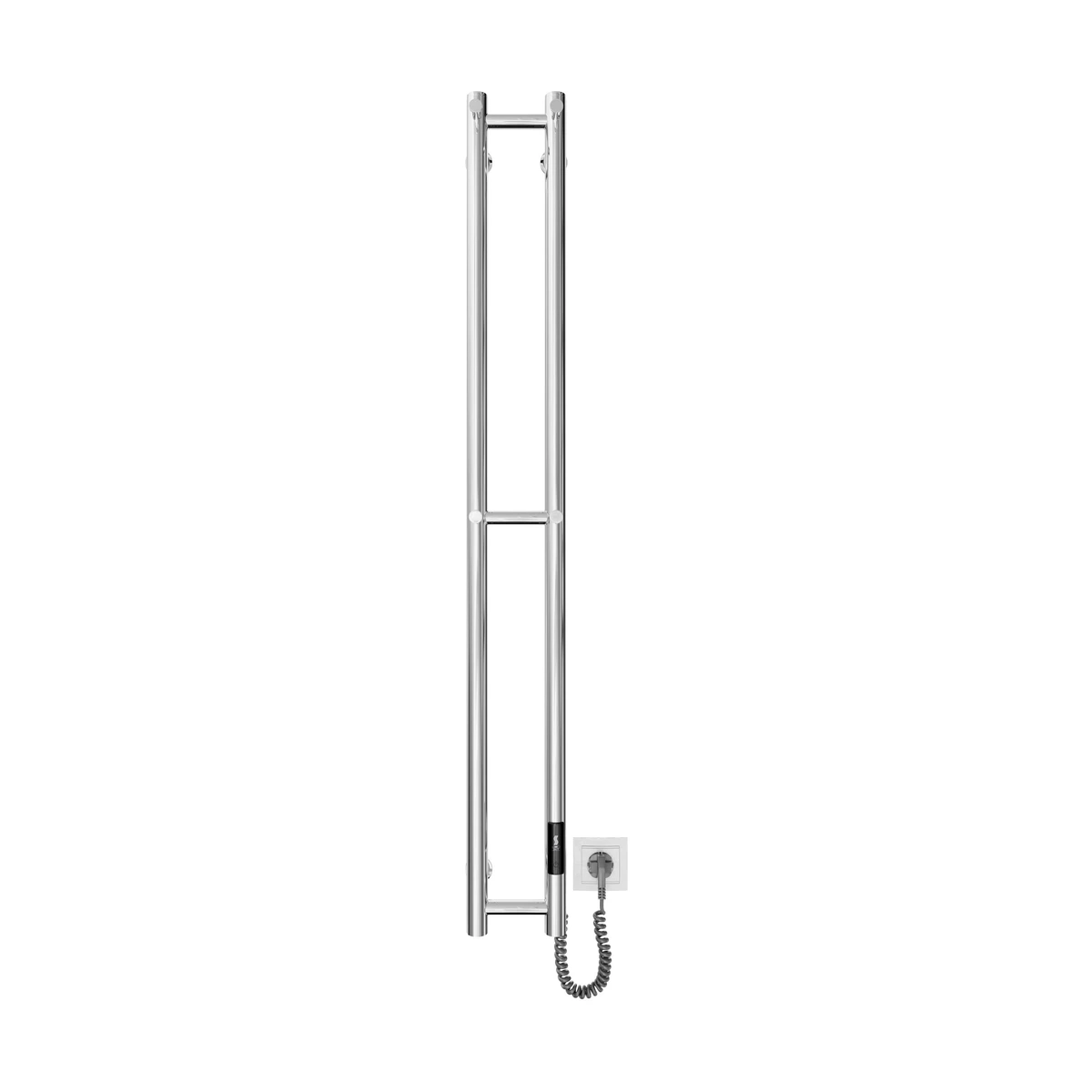 Полотенцесушитель электрический Mario e-INOX Соле 1170x140, 65 Вт, полированная сталь