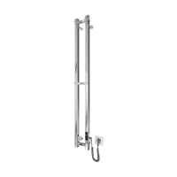 Полотенцесушитель электрический Mario e-INOX Стелла 1170x140, 80 Вт, полированная сталь