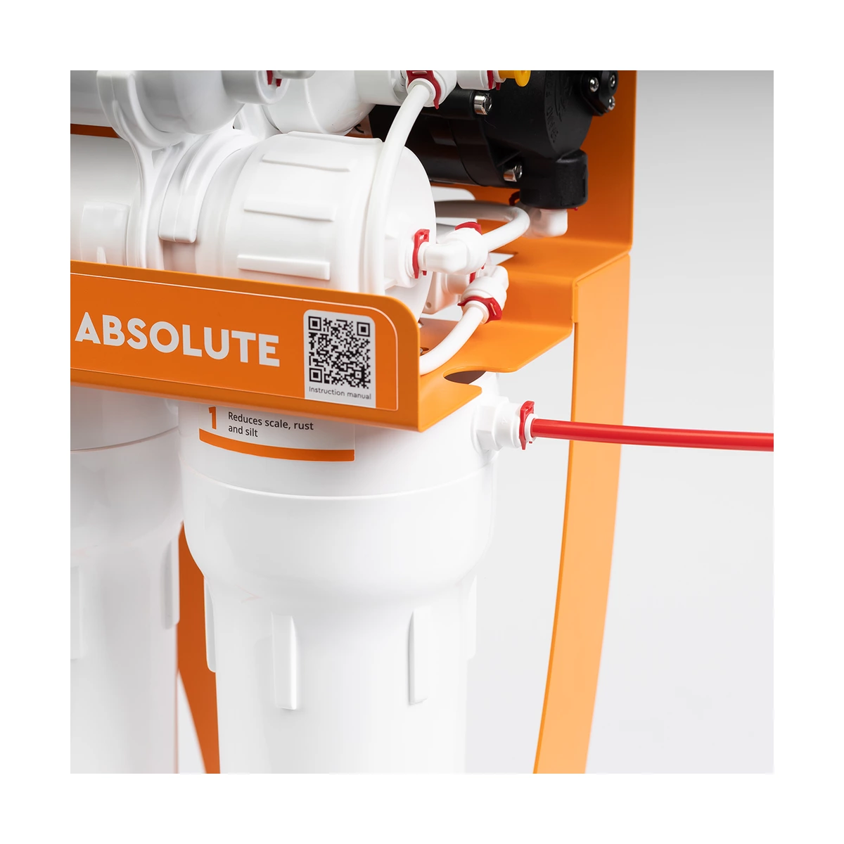 Фильтр обратного осмоса Ecosoft Absolute с минерализатором и помпой на станине, 75 GPD, от 2 бар