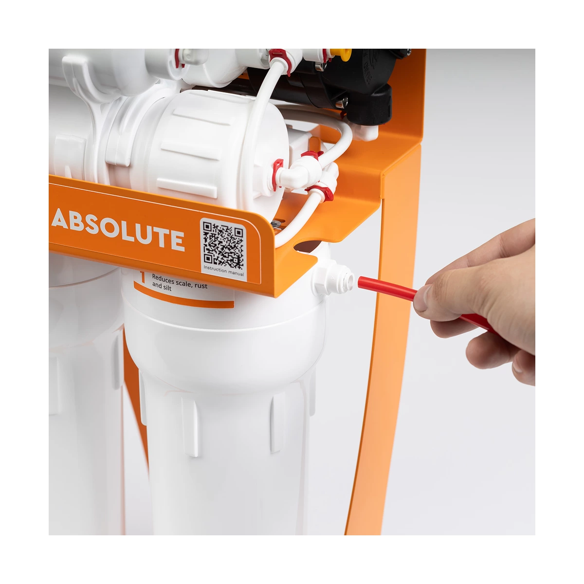 Фильтр обратного осмоса Ecosoft Absolute с минерализатором и помпой на станине, 75 GPD, от 2 бар